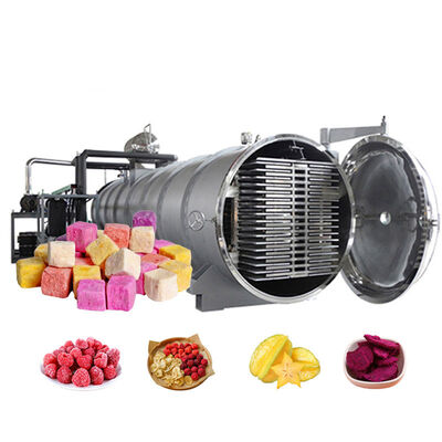 Buen precio Liofilizador de vacío de grado alimenticio totalmente automático personalizado con 5 años de garantía Máquina de liofilización en línea