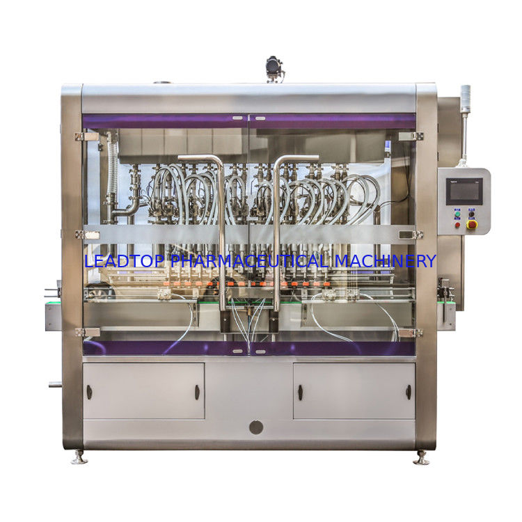8 kW Máquina rotativa de llenado de botellas de líquido 220/380V Fuente de alimentación CE/GMP/SGS/BV Certificado