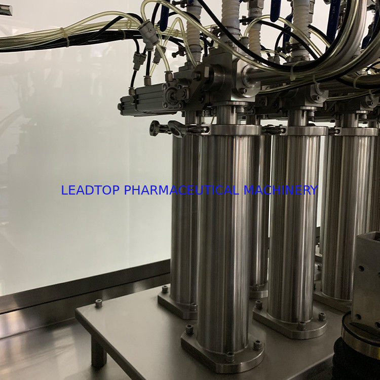 700 kg de peso Máquina automática de llenado de botellas de líquido rotativa 6 kW Consumo de energía Certificado CE