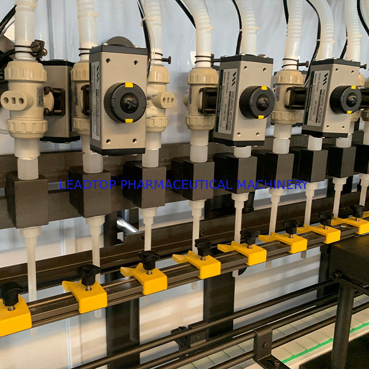 Cargador de botellas de líquido rotativo de 16 boquillas con capacidad de 50-5000 ml Certificado CE/GMP/SGS/BV