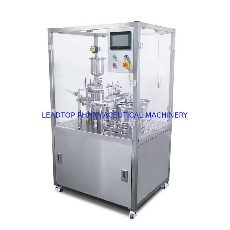 5.5KW Consumo de energía Máquina de llenado de jeringa líquida 0.55-0.75Mpa Aire comprimido para industriales