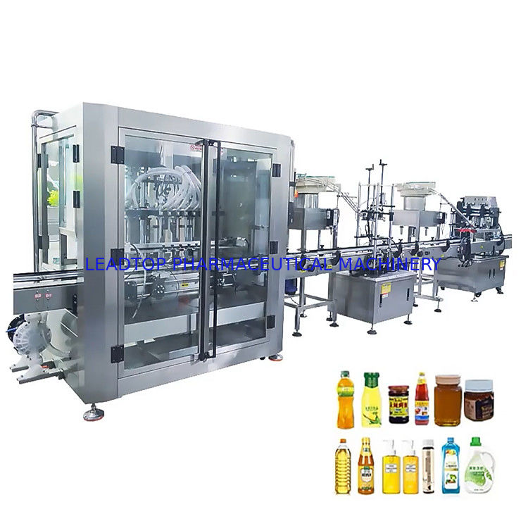 8/12/14/16 Botellas botellas líquidas máquina de llenado y tapón con certificado GMP