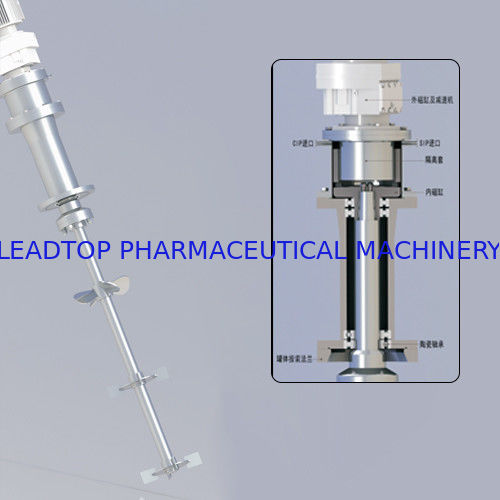 Mejora de levitación magnética superior alimento biofarmacéutico químico 316L SS FDA GMP resistente al desgaste y corrosión