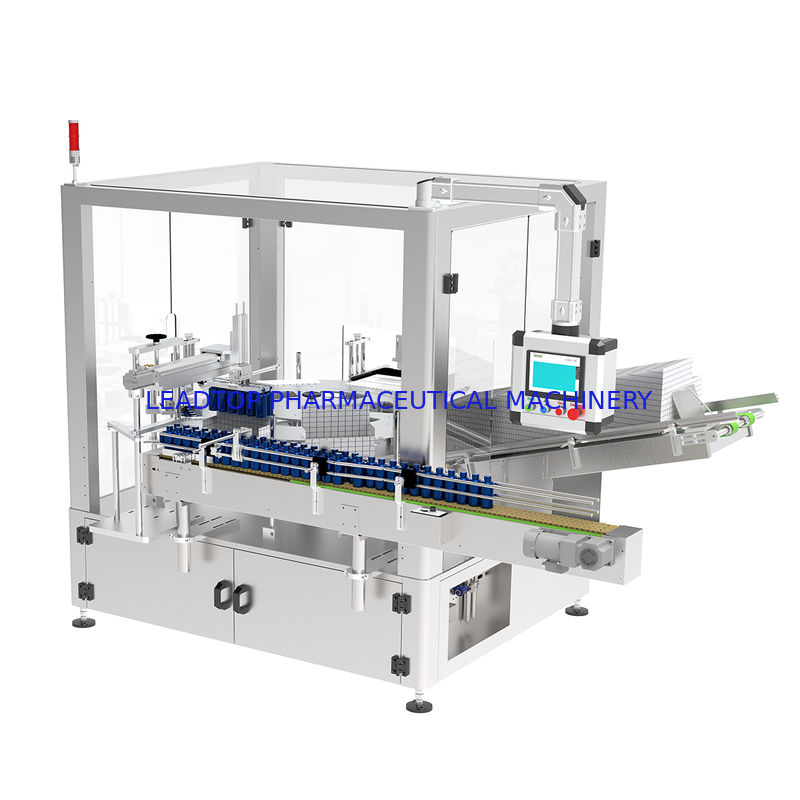 Máquina de embalaje de botellas múltiples con abrazaderas servo accionadas y desvío de doble fila para el embalaje eficiente de varios tipos de botellas