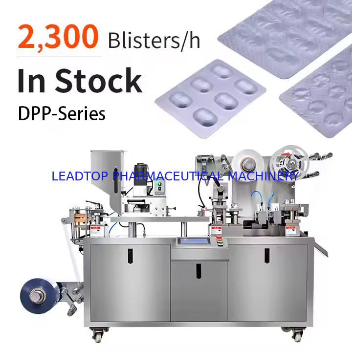 Máquina envasadora de blíster totalmente automática de 1,5 kW con control PLC