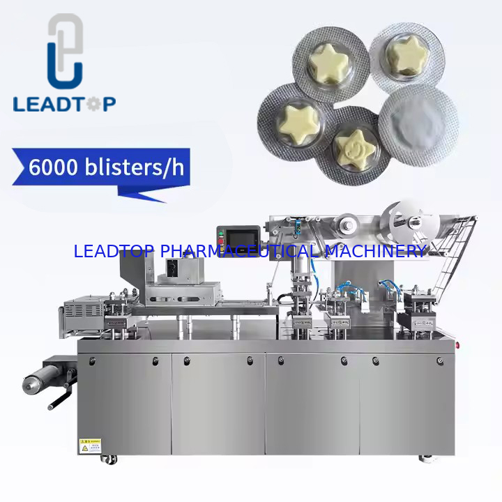 Máquina de embalaje de ampollas PLC con 2 cabezas de soldadura 30-60pcs/min