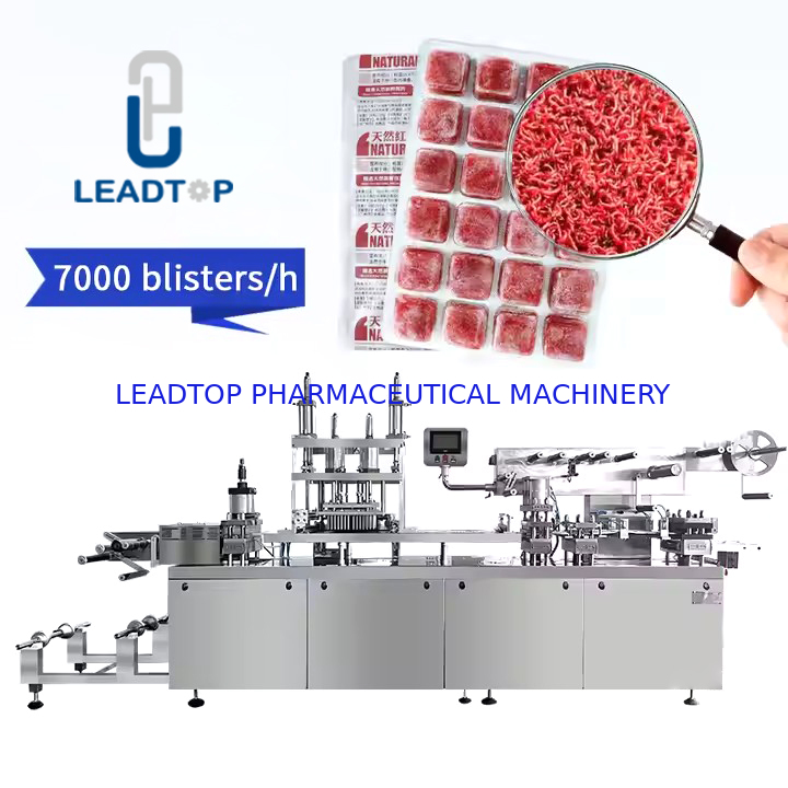 Máquina envasadora de blísteres personalizable con control PLC 30-60 piezas/min
