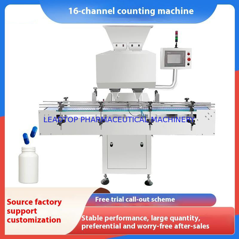 Contadora de tabletas con velocidad de conteo rápida: 000 tabletas por minuto. Capacidad ≥99.5% de precisión de conteo