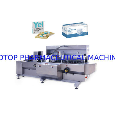 Buen precio empaquetadora automática de la caja del cartón de la botella 220V 2.1KW 60 Box/Min en línea