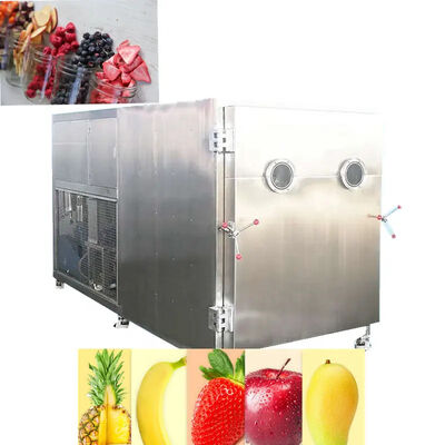 Buen precio Industry Vacuum Freeze Dryer Machine Strawberry Fruit And Vegetable 120Kw 25kg / Batch en línea