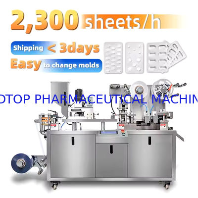 Buen precio Máquina de envasado en blíster 30-60 piezas/min con control PLC en línea