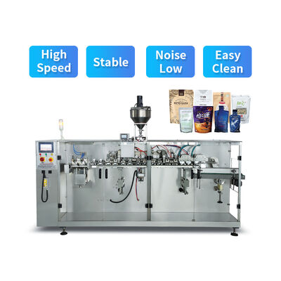 Buen precio Fully Automatic High Speed Three Servo Food Beverage Chemical Pouch Filling Horizontal multifunctional packaging machine en línea