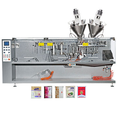 Buen precio Commercial Food Equipment Granule Cube Sugar Salt Filling Automatic Horizontal multifunctional packaging machine en línea