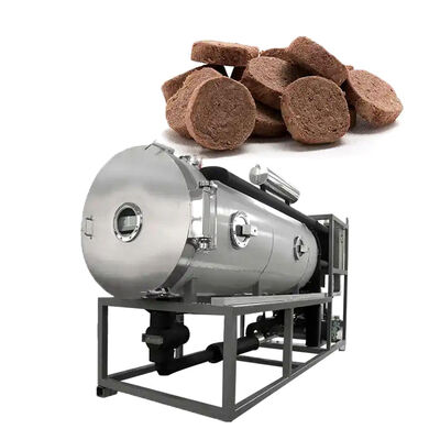 Buen precio Secador de congelación de alta producción de 15 kg/partido con espacio entre estanterías de 70 mm y pantalla táctil para liofilización industrial en línea