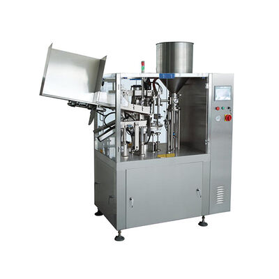 Buen precio Relleno automático poner crema del tubo del pelo y control de aislamiento del PLC de la máquina 40pcs/Min en línea