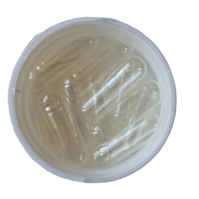 Buen precio Cápsula vegetal inodora Shell del gel de la talla 0 vacía transparente de las cápsulas en línea